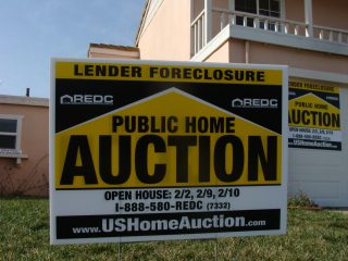 auction sign Hawaii island real estate